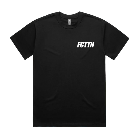 Men's Heavy Tee - FCTTN Racing Red on Black