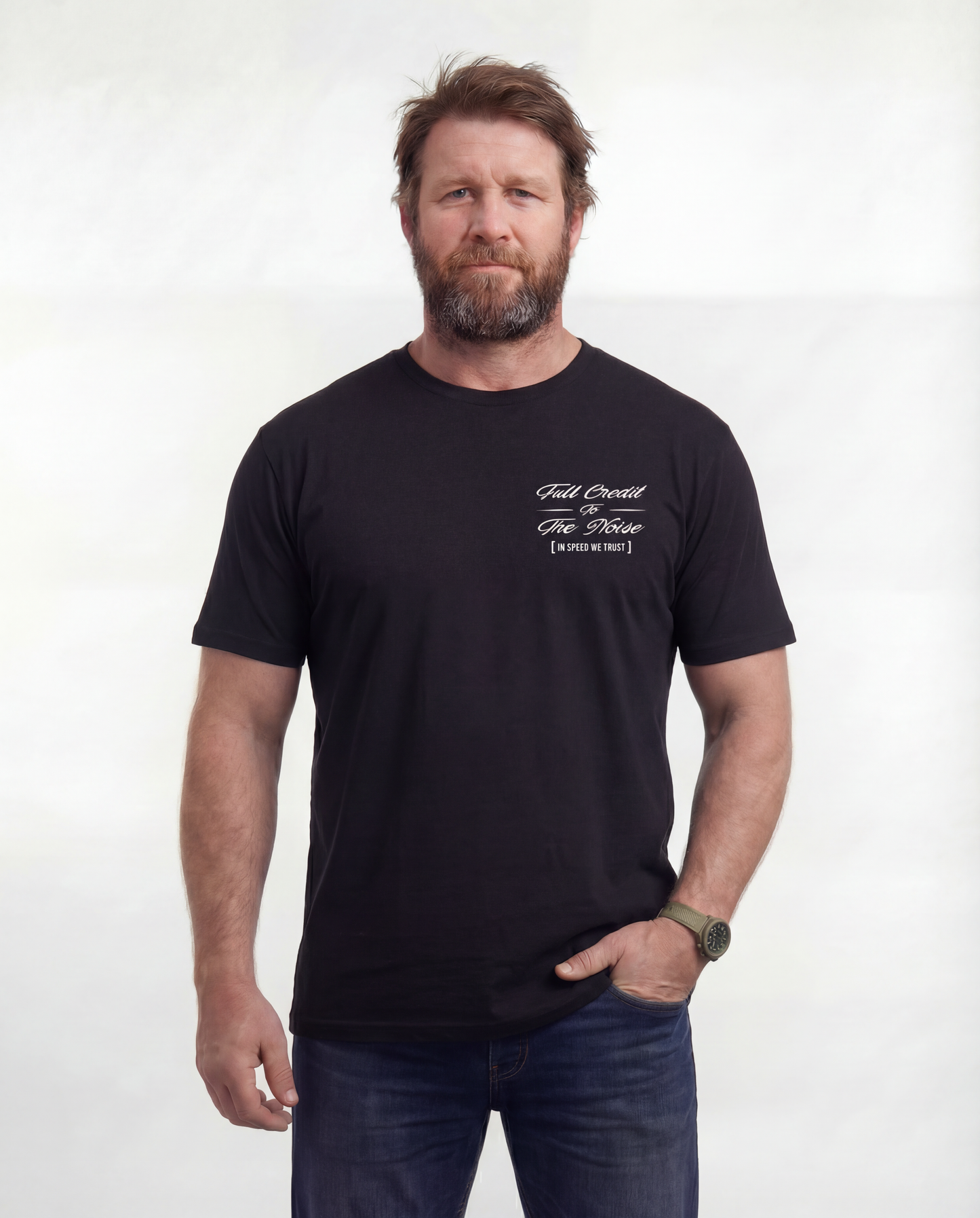 In Speed We Trust Tee - Black