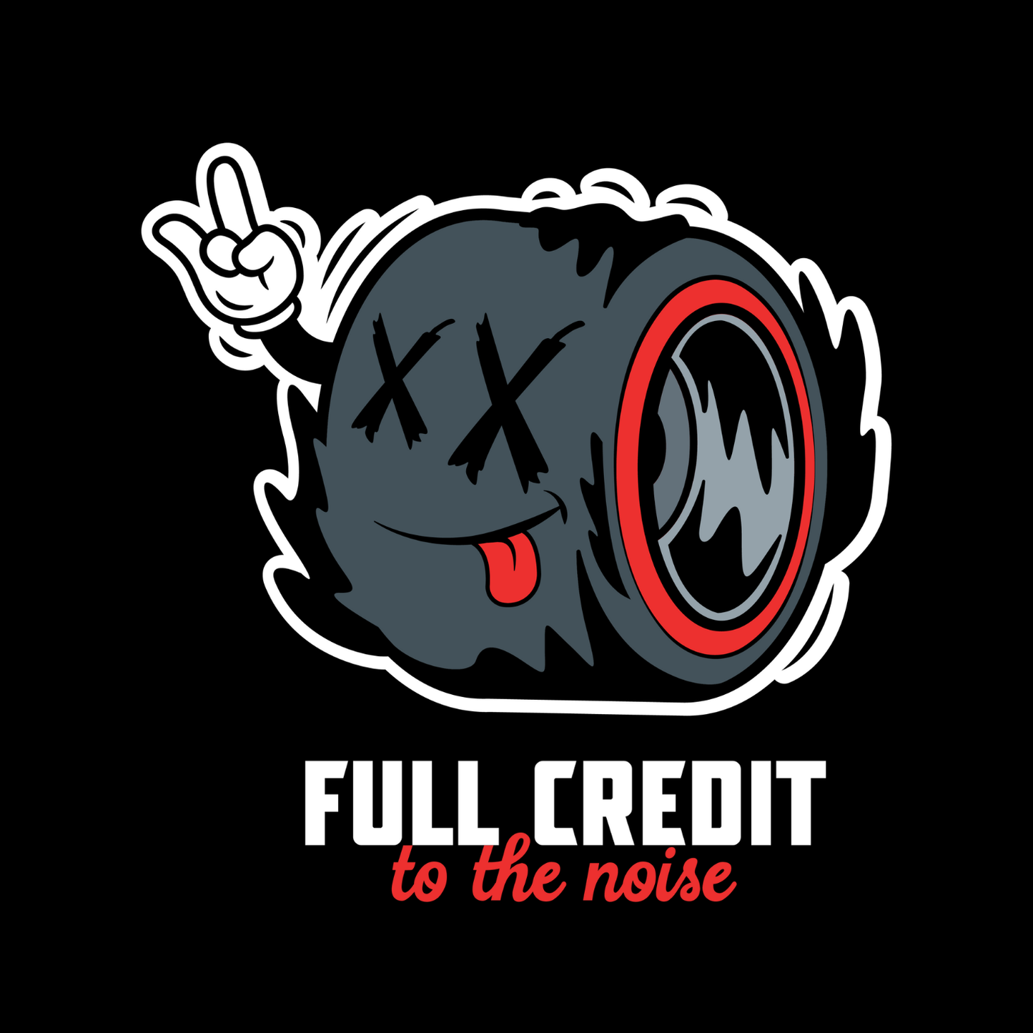 Women's Fitted Ribbed Tee - Cred For The Shred on Black