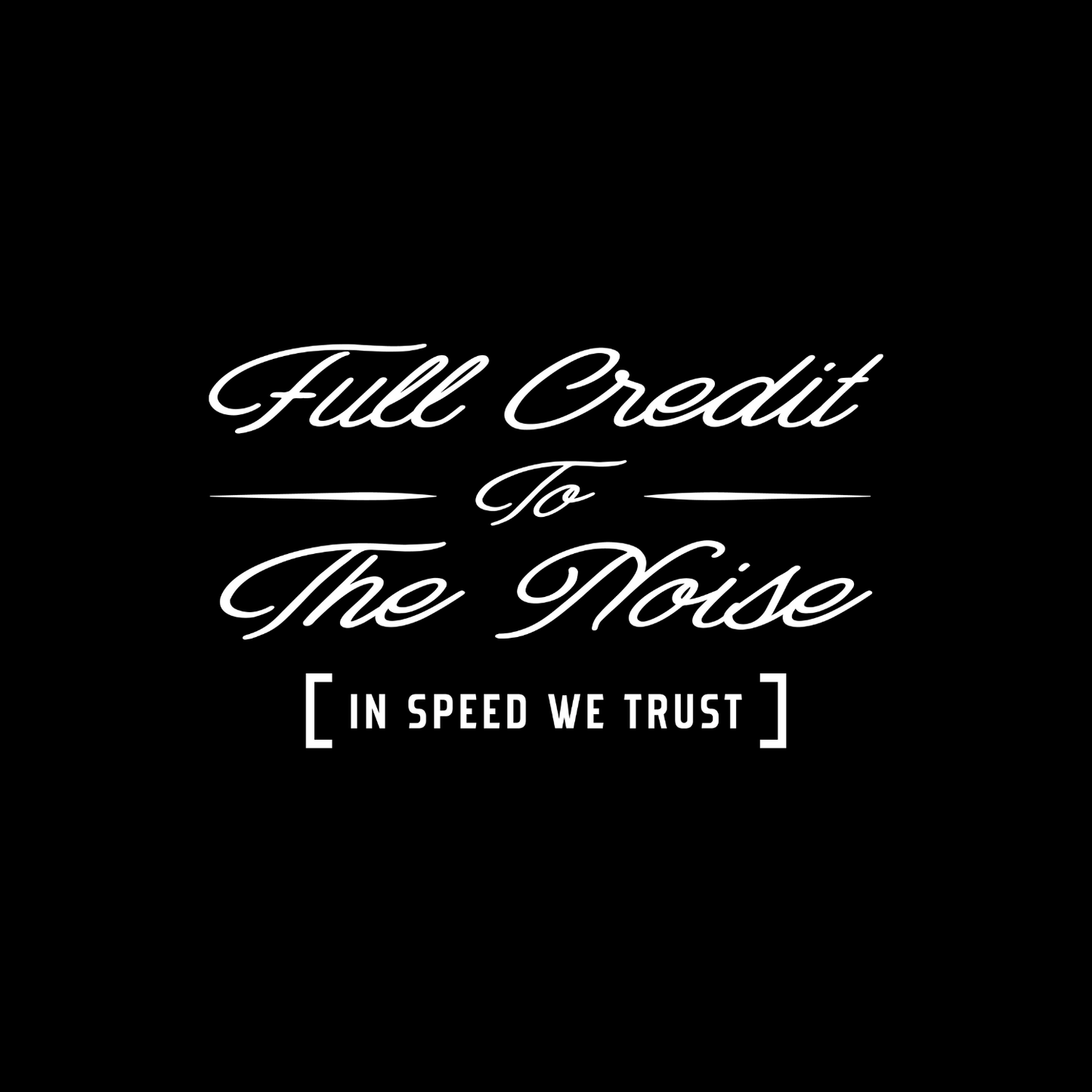 Men’s Heavy Tee - In Speed We Trust on Black