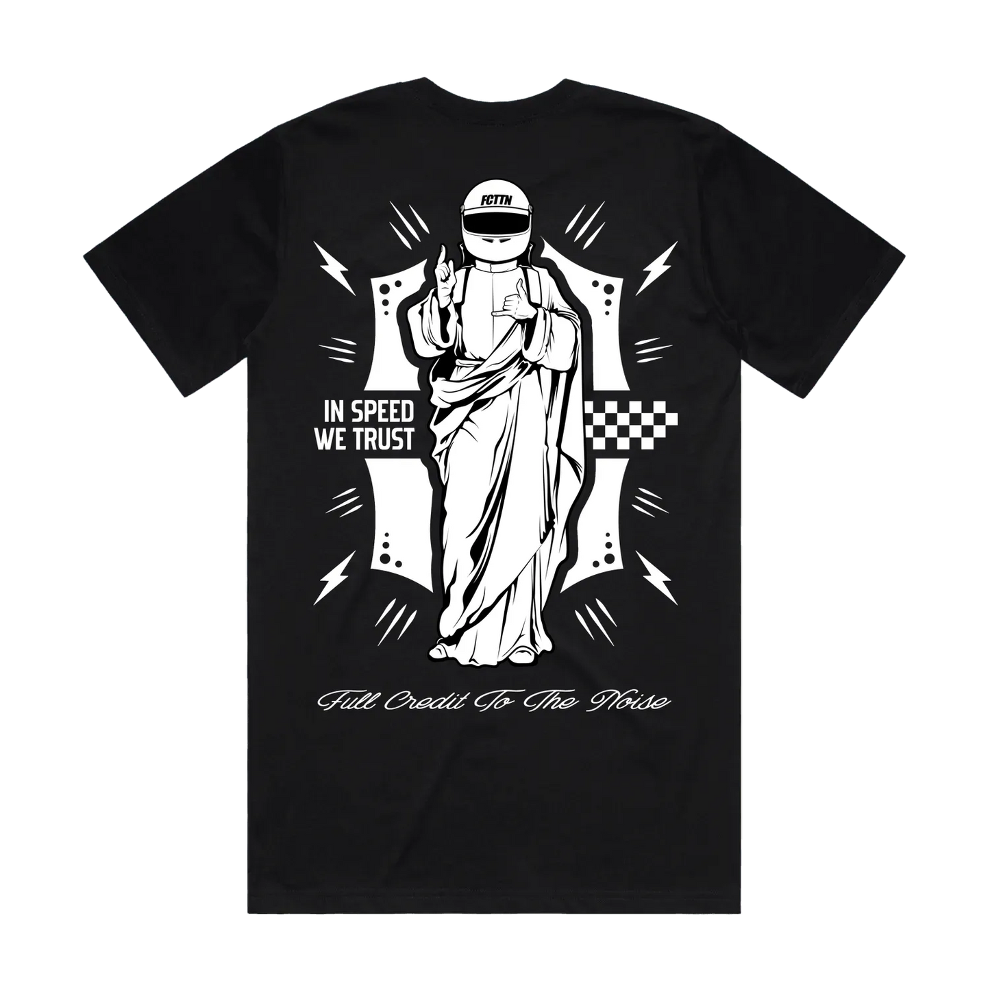 Men’s Classic Tee - In Speed We Trust on Black