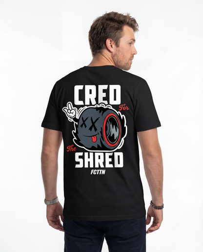 Cred For The Shred - Black Tee