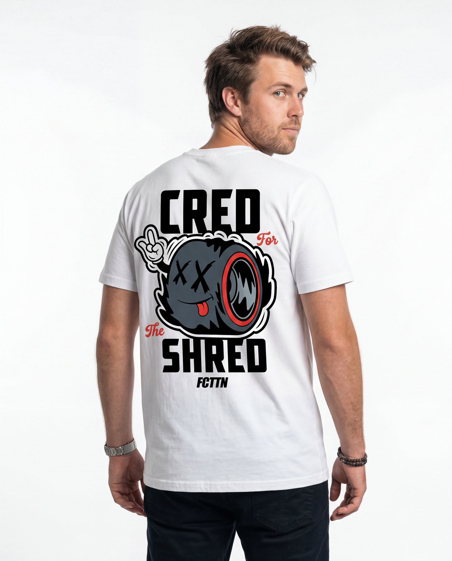 Cred For The Shred - White Tee