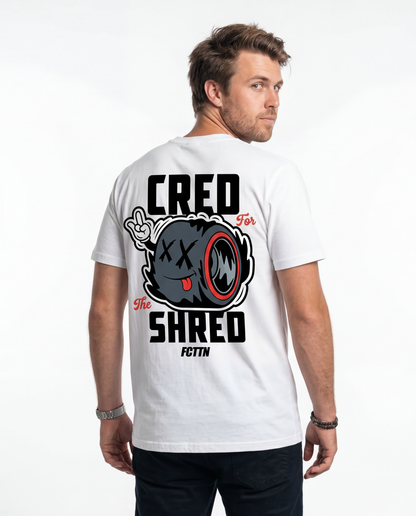 Cred For The Shred - White Tee