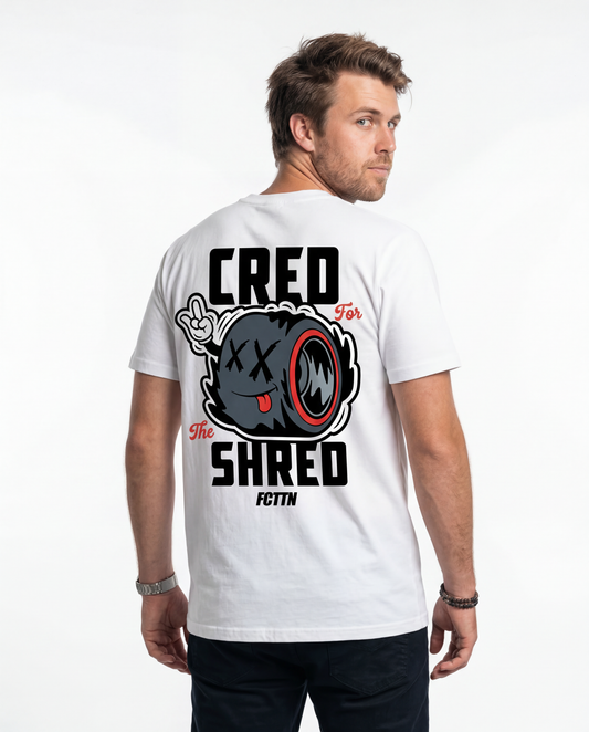 Cred For The Shred - White Tee