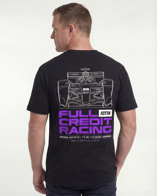 FCTTN Racing (Purple) - Black Tee