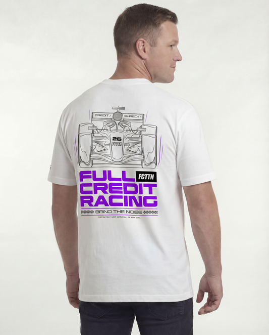 FCTTN Racing (Purple) - White Tee