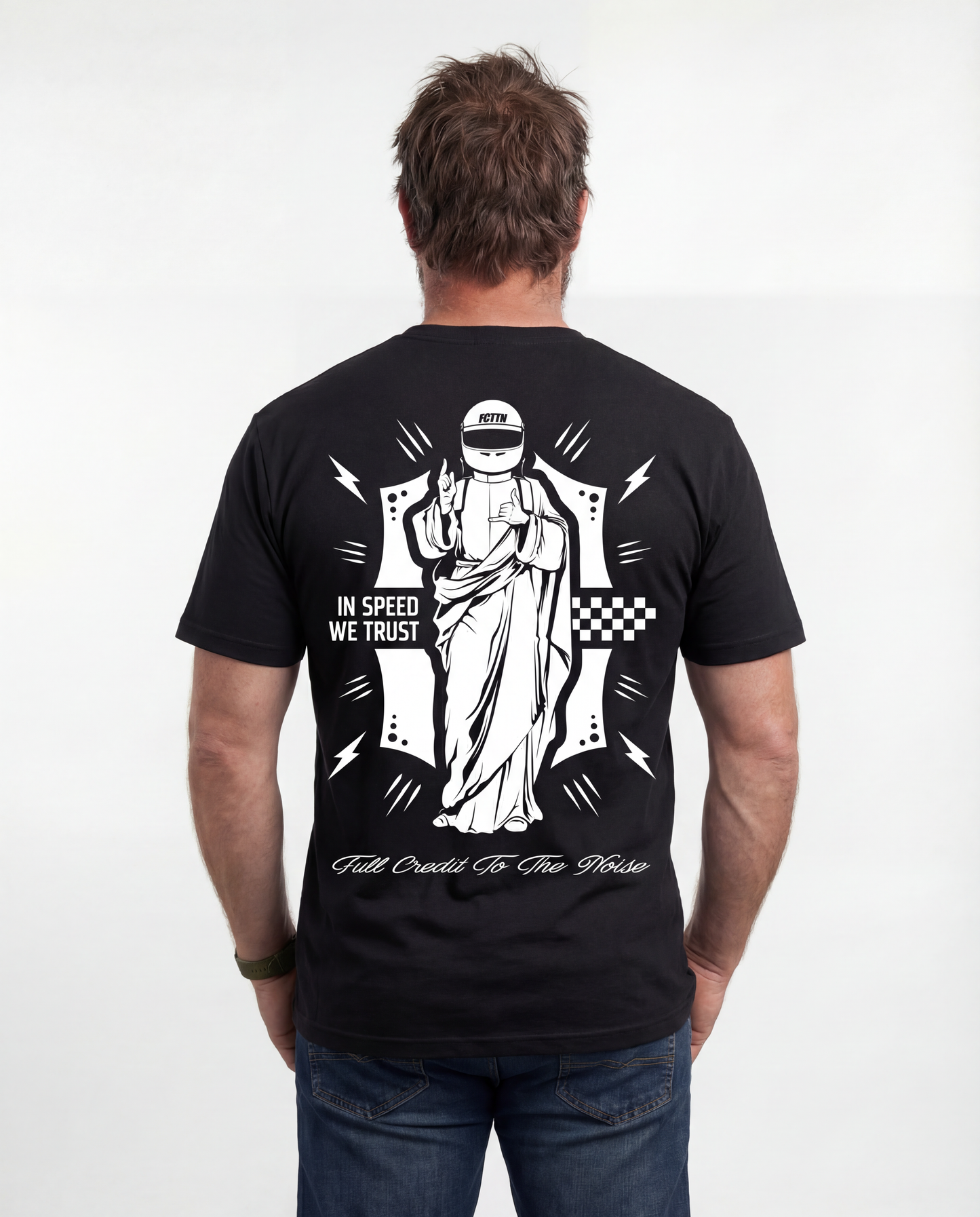 In Speed We Trust Tee - Black