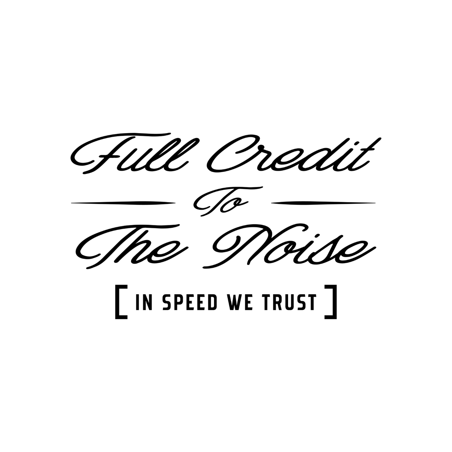 Women's Fitted Ribbed Tee - In Speed We Trust on White