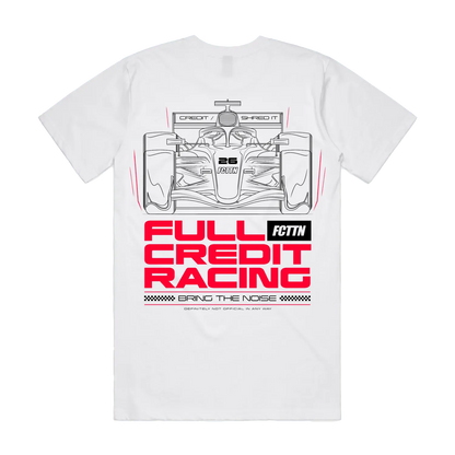 FCTTN Racing (Red) - White Tee