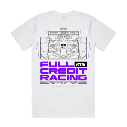 FCTTN Racing (Purple) - White Tee