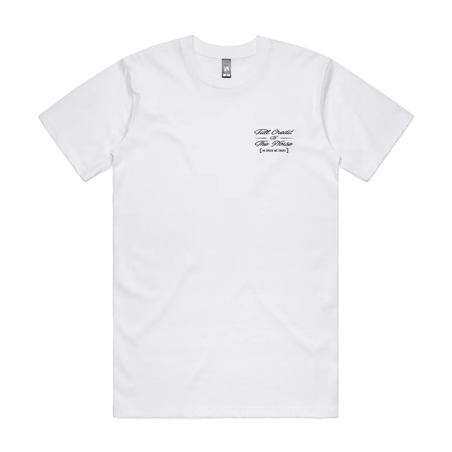 In Speed We Trust - White Tee