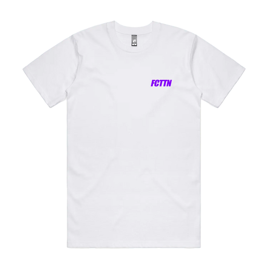 Men’s Classic Tee - FCTTN Racing Purple on White